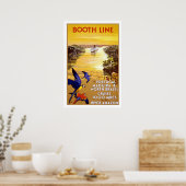 ヴィンテージ客船旅行ポスター ポスター (キッチン)