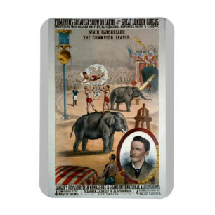 ヴィンテージ宣伝ポスター – London Circus マグネット
