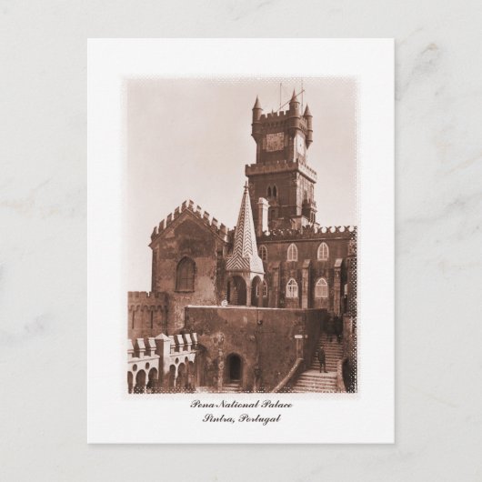 ヴィンテージ宮殿の写真 ポストカード (正面)