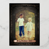 ヴィンテージ家家宝フォトフレーム |セピアフィルタ 箔シーズンカード (正面)