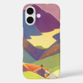 ヴィンテージ家族のバケーション、山でのピクニック Case-Mate iPhoneケース (裏面)