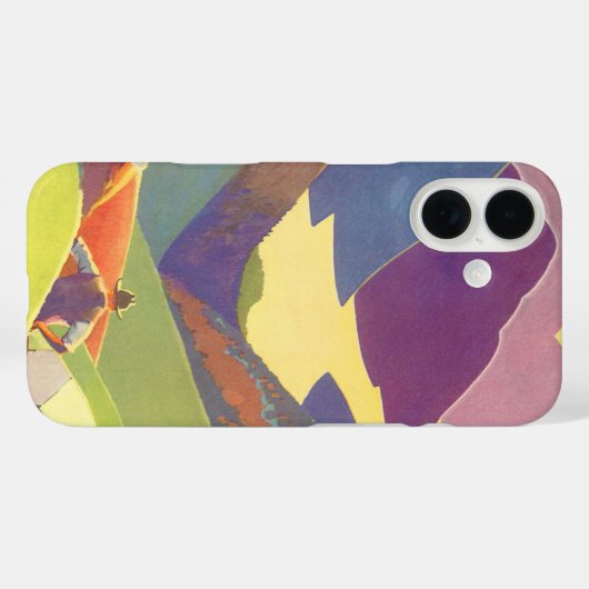 ヴィンテージ家族のバケーション、山でのピクニック Case-Mate iPhoneケース (裏面 (横))