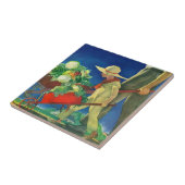 ヴィンテージ家族の農場の収穫の奨励金は4.25"をスクエアタイルを張ります タイル (側面)