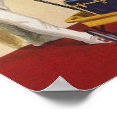 ヴィンテージ家族休暇、パパ、子供とスーツケース ポスター (角)