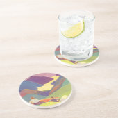 ヴィンテージ家族休暇、山の中でのピクニック コースター (側面)