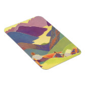 ヴィンテージ家族休暇、山の中でのピクニック マグネット (右側)