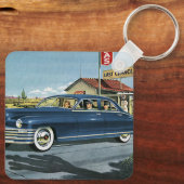 ヴィンテージ家族旅行、ラストチャンスガスステーション キーホルダー (裏面)