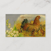 ヴィンテージ家禽 名刺 (裏面)