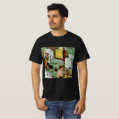 ヴィンテージ家電ショールームストアビジネス小売 Tシャツ (正面フル)