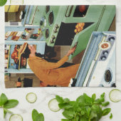 ヴィンテージ家電ショールーム店ビジネス小売 キッチンタオル (折り畳み)