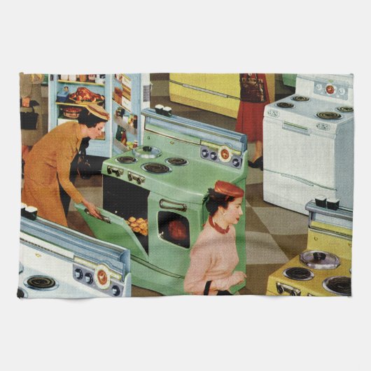ヴィンテージ家電ショールーム店ビジネス小売 キッチンタオル (横)