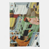 ヴィンテージ家電ショールーム店ビジネス小売 キッチンタオル (縦)