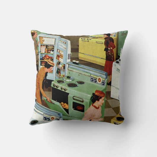 ヴィンテージ家電ショールーム店ビジネス小売 クッション (裏面)