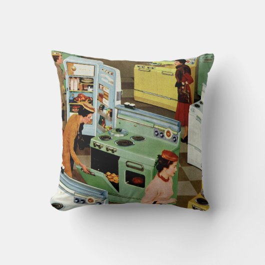 ヴィンテージ家電ショールーム店ビジネス小売 クッション (正面)