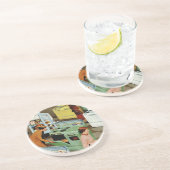 ヴィンテージ家電ショールーム店ビジネス小売 コースター (側面)