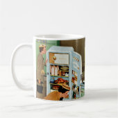 ヴィンテージ家電ショールーム店ビジネス小売 コーヒーマグカップ (左)