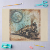 ヴィンテージ密解スターズシリーズデザイン9 薄葉紙 (クラフト)