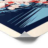 ヴィンテージ富士旅行 ポスター (角)