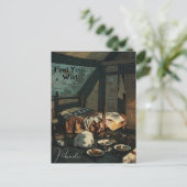 ヴィンテージ寝室装飾 ワイルド名言 パーソナル ポストカード (スタンド正面)