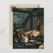 ヴィンテージ寝室装飾 ワイルド 引用 個人用 ポストカード (正面/裏面)