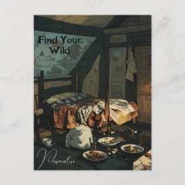 ヴィンテージ寝室装飾 ワイルド 引用 個人用 ポストカード