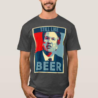ヴィンテージ審査員カバナウ私はビールが好おもしろいき Tシャツ