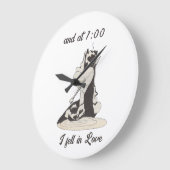 ヴィンテージ審美眼の壁時計 ラージ壁時計 (傾斜)