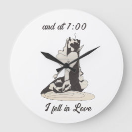 ヴィンテージ審美眼の壁時計 ラージ壁時計