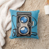 ヴィンテージ対レンズのカメラ クッション (ブランケット)