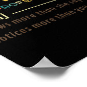 ヴィンテージ対名詞形おもしろい引用文デザイン ポスター (角)