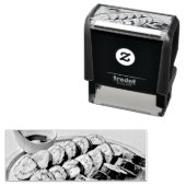 ヴィンテージ寿司作品 セルフインキングスタンプ (インサイチュ)