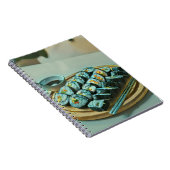 ヴィンテージ寿司絵 ノートブック (右側)