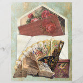 ヴィンテージ封筒挿入ファンハットボックス古本 (正面)