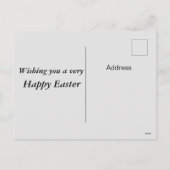 ヴィンテージ小さな女の子イースターはがき シーズンポストカード (裏面)