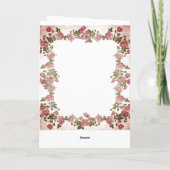 ヴィンテージ小さな女の子ベビー紙人形アートカード カード (裏面)