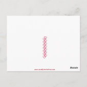 ヴィンテージ小さな女の子ベークスパイバレンタインポストカード ポストカード (裏面)