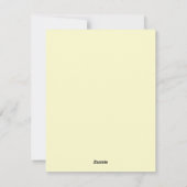 ヴィンテージ小さな女の子レトロかわいい シーズンカード (裏面)