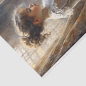 ヴィンテージ小さな女の子遊ズ・ザ・ピアノデコップス 薄葉紙 (詳細)