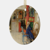 ヴィンテージ小さな女の子 セラミックオーナメント (右)