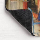 ヴィンテージ小さな女の子 マウスパッド (コーナー)