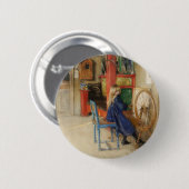 ヴィンテージ小さな女の子 缶バッジ (正面&裏面)