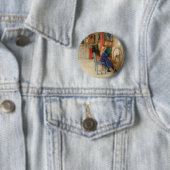 ヴィンテージ小さな女の子 缶バッジ (インサイチュ)