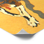 ヴィンテージ小さな赤い乗馬フード、犬と風船 ポスター (角)