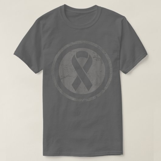 ヴィンテージ小児がん認識度男性へと女性 Tシャツ (デザイン正面)