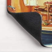 ヴィンテージ小売店舗、マンウィンドウショッピング マウスパッド (コーナー)