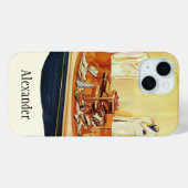 ヴィンテージ小売店舗、マンウィンドウショッピング Case-Mate iPhoneケース (裏面 (横))