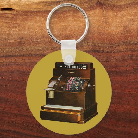 ヴィンテージ小売業、アンティークレジ キーホルダー (裏面)