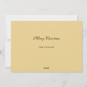 ヴィンテージ小妖精や小人ガールクリスマスグリーティング シーズンカード (裏面)