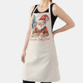 ヴィンテージ小妖精や小人クリスマスクッキーベーキングクルー エプロン (インサイチュ)