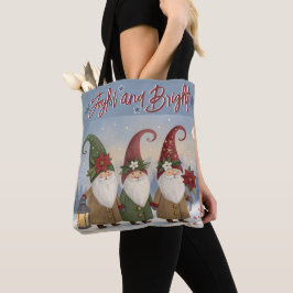 ヴィンテージ小妖精や小人JoyfulとBrightTote トートバッグ